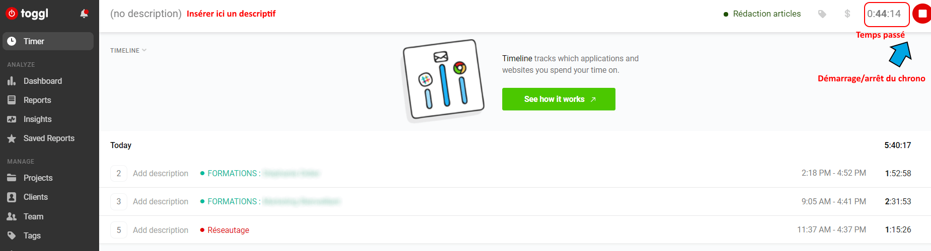 Toggl Timer