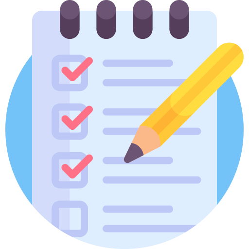 Icone de to do list de tâches