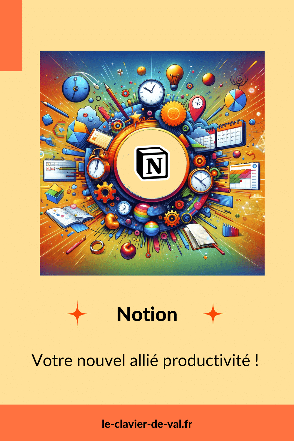 Notion votre nouvel allié productivité - épingle Pinterest