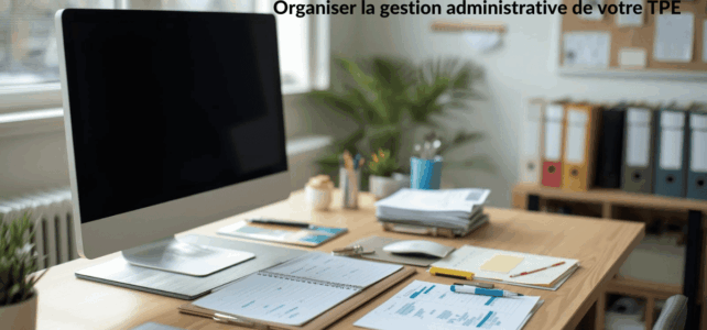 Comment organiser la gestion administrative de votre TPE ? Bureau organisé pour la gestion administrative d'une TPE