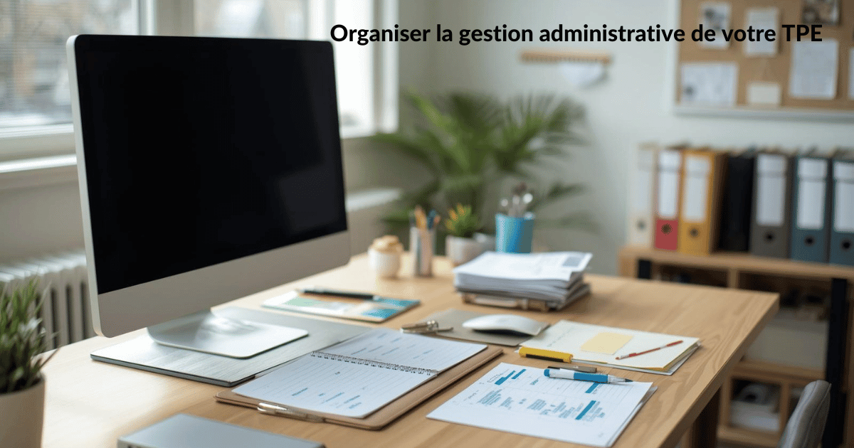 Comment organiser la gestion administrative de votre TPE ? Bureau organisé pour la gestion administrative d'une TPE